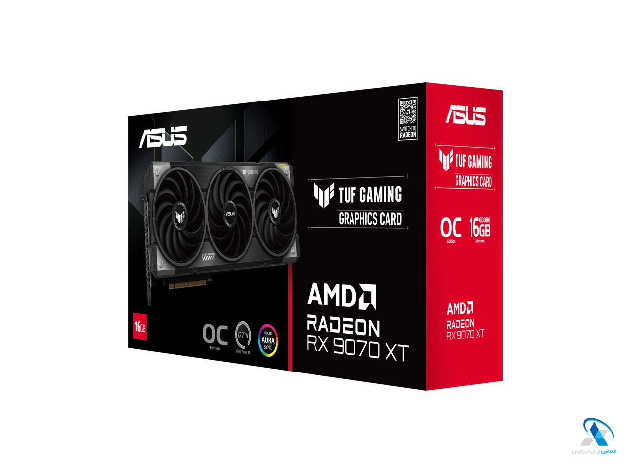 کارت گرافیک گیمینگ ایسوس TUF Gaming Radeon RX 9070 XT OC Edition 16GB GDDR6