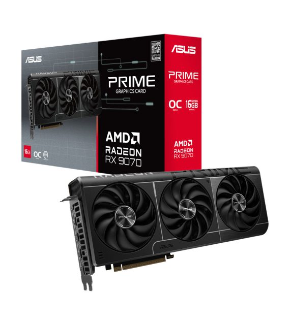 کارت گرافیک گیمینگ ایسوس  Prime Radeon RX 9070 OC Edition 16GB GDDR6