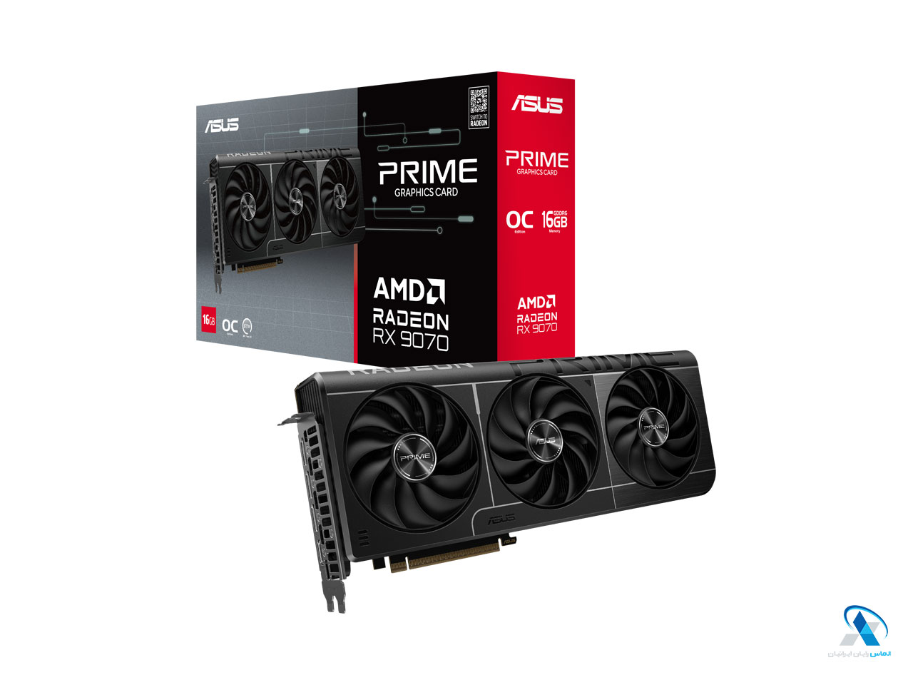 کارت گرافیک گیمینگ ایسوس Prime Radeon RX 9070 OC Edition 16GB GDDR6