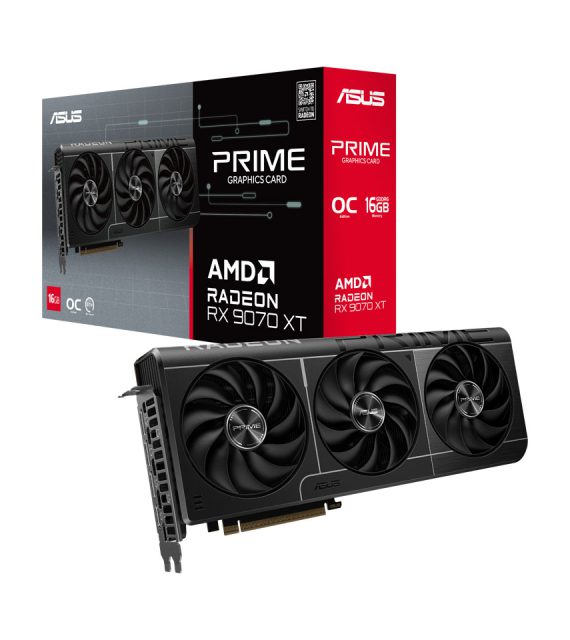 کارت گرافیک گیمینگ ایسوس  Prime Radeon RX 9070 XT OC Edition 16GB GDDR6