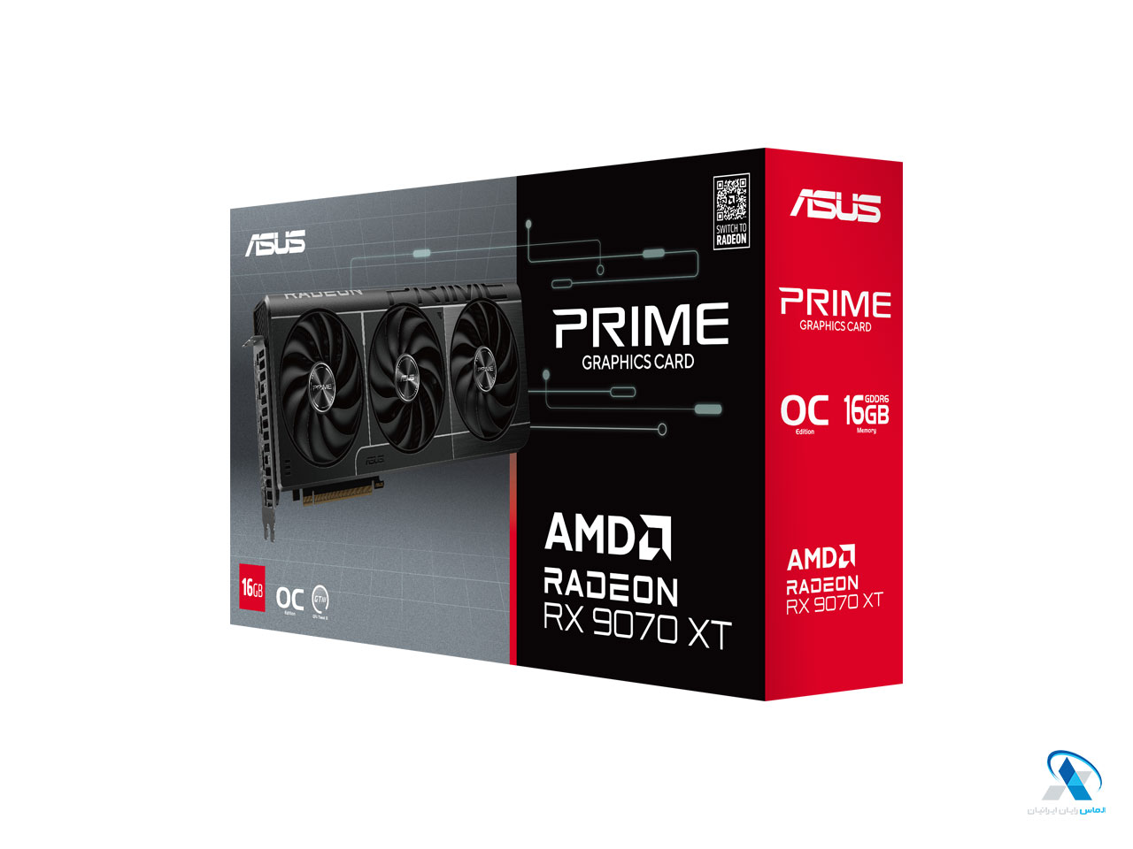 کارت گرافیک گیمینگ ایسوس Prime Radeon RX 9070 XT OC Edition 16GB GDDR6