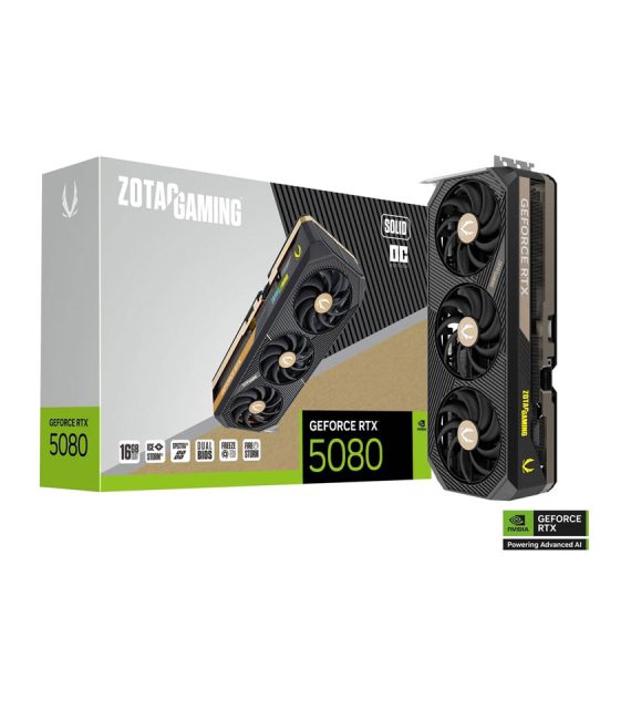 کارت گرافیک گیمینگ زوتک GeForce RTX 5080 SOLID OC