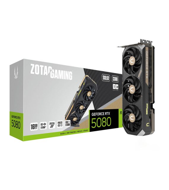 کارت گرافیک گیمینگ زوتک GeForce RTX 5080 SOLID CORE OC