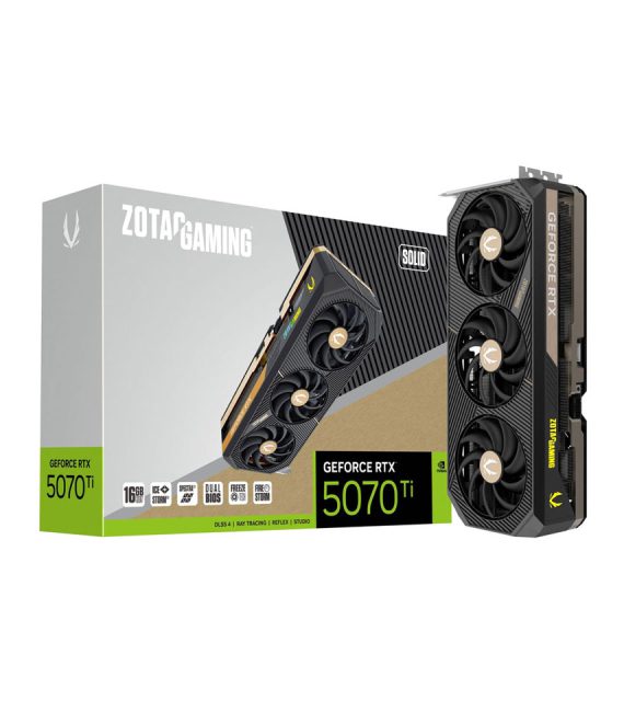 کارت گرافیک گیمینگ زوتک GeForce RTX 5070 Ti SOLID