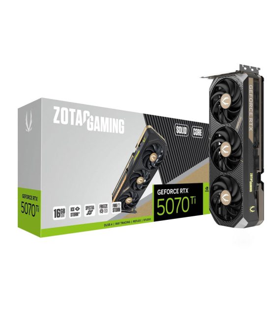کارت گرافیک گیمینگ زوتک GeForce RTX 5070 Ti SOLID CORE