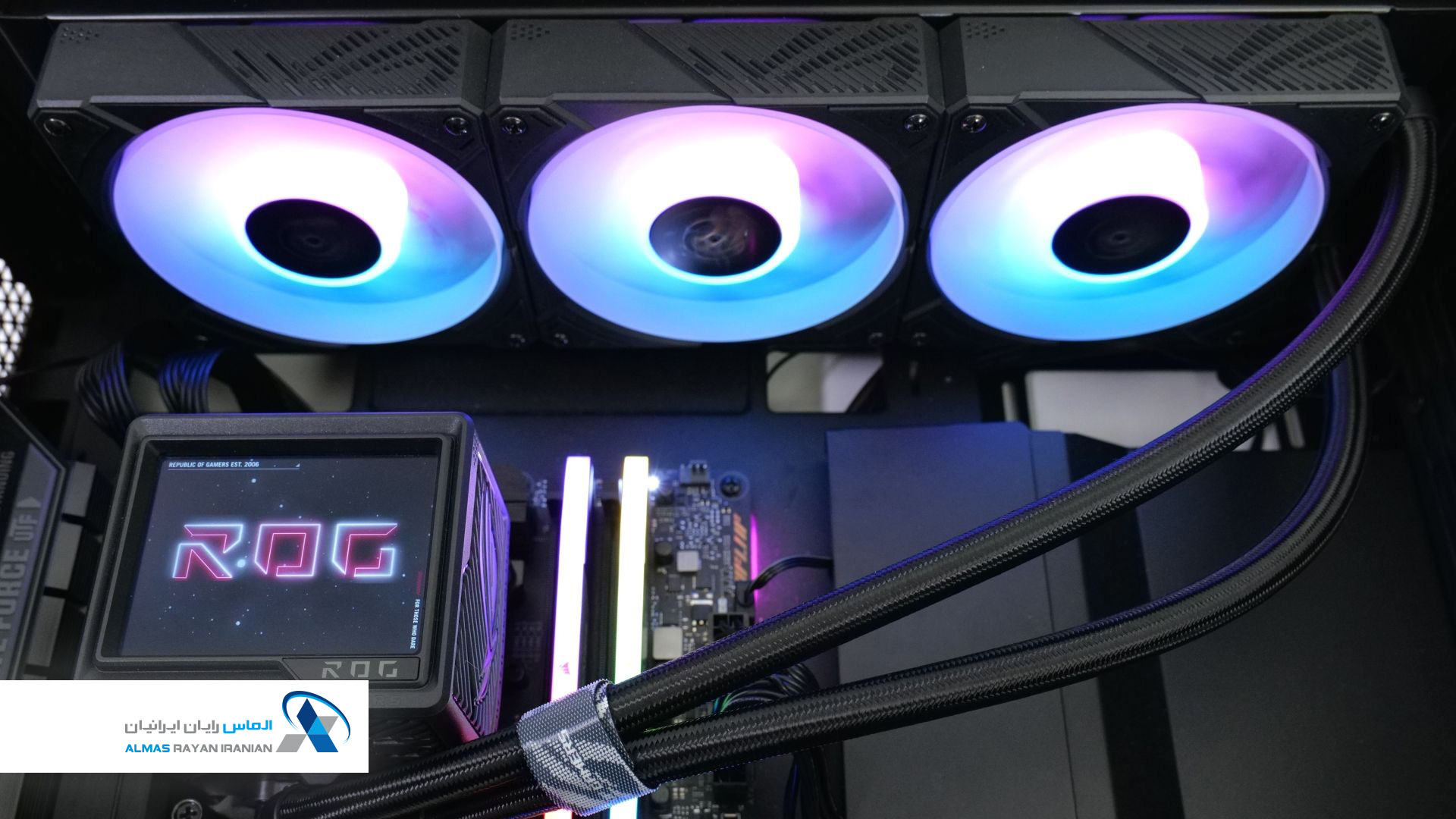 خنک‌کننده ایسوس Asus-ROG-RYUJIN-III-360-ARGB-Extreme