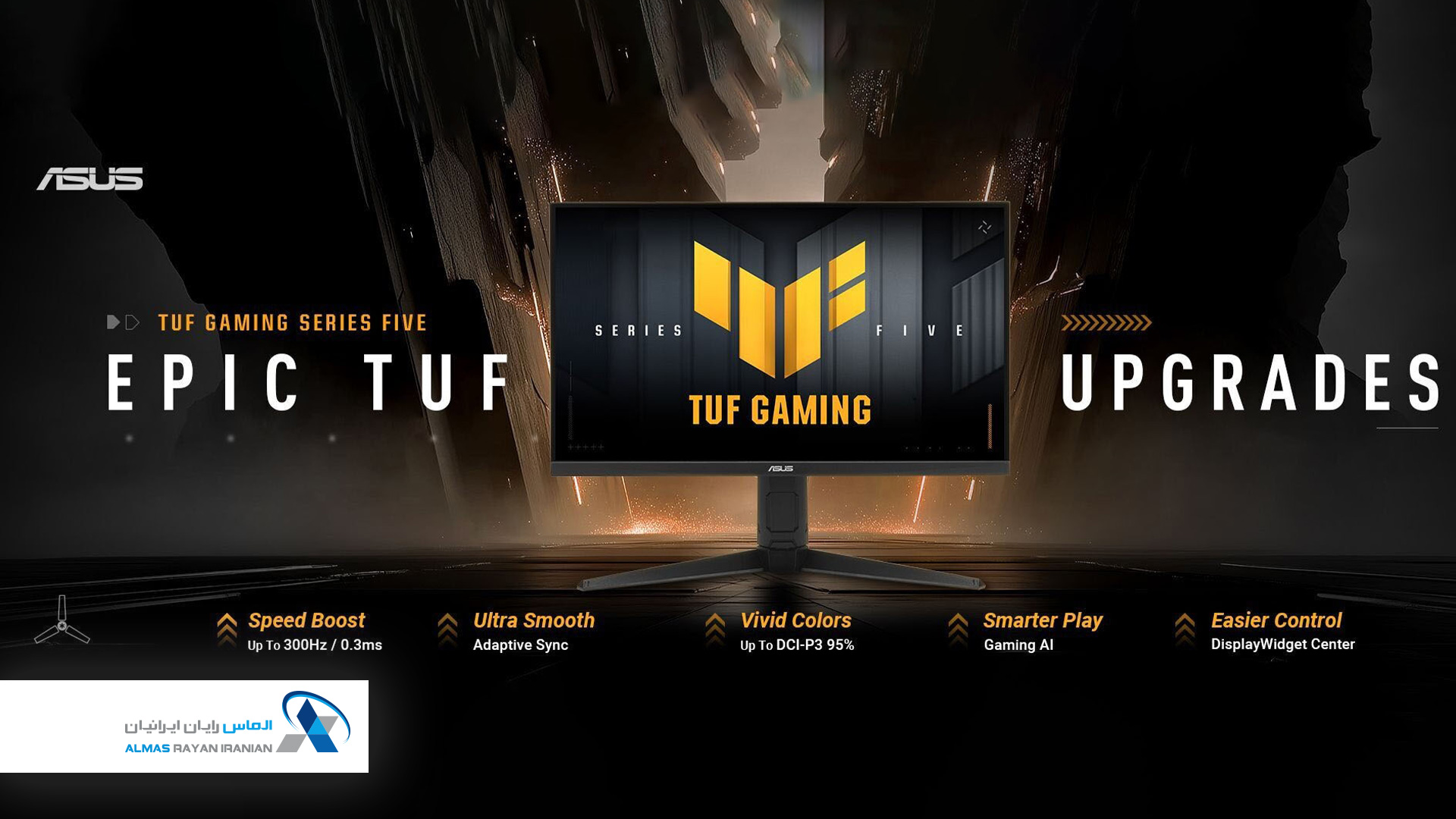 مانیتور گیمینگ ایسوس Asus-TUF-Gaming-Five