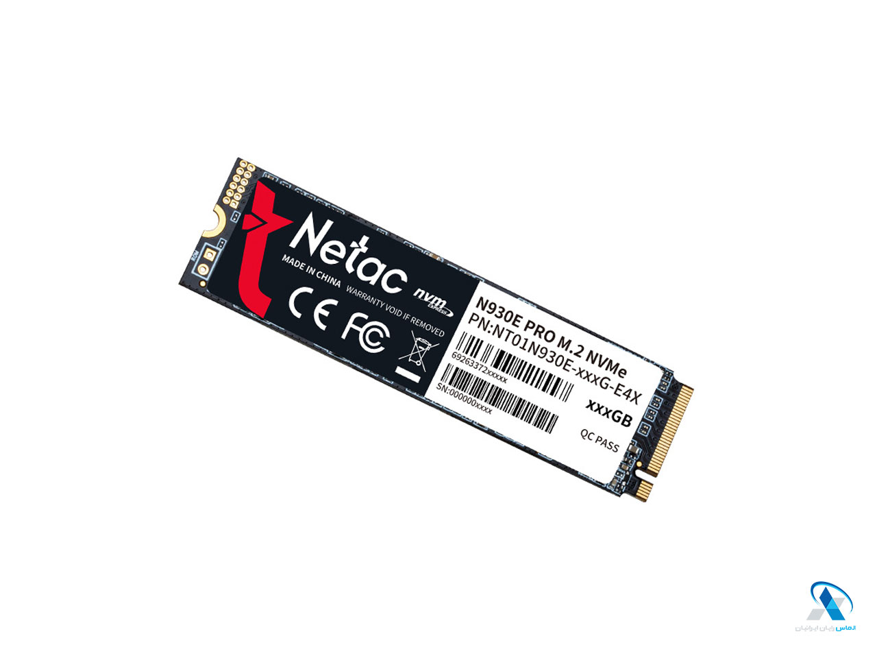 اساسدی نتاک N930E PRO 128GB PCle Gen 3x4 NVMe M.2