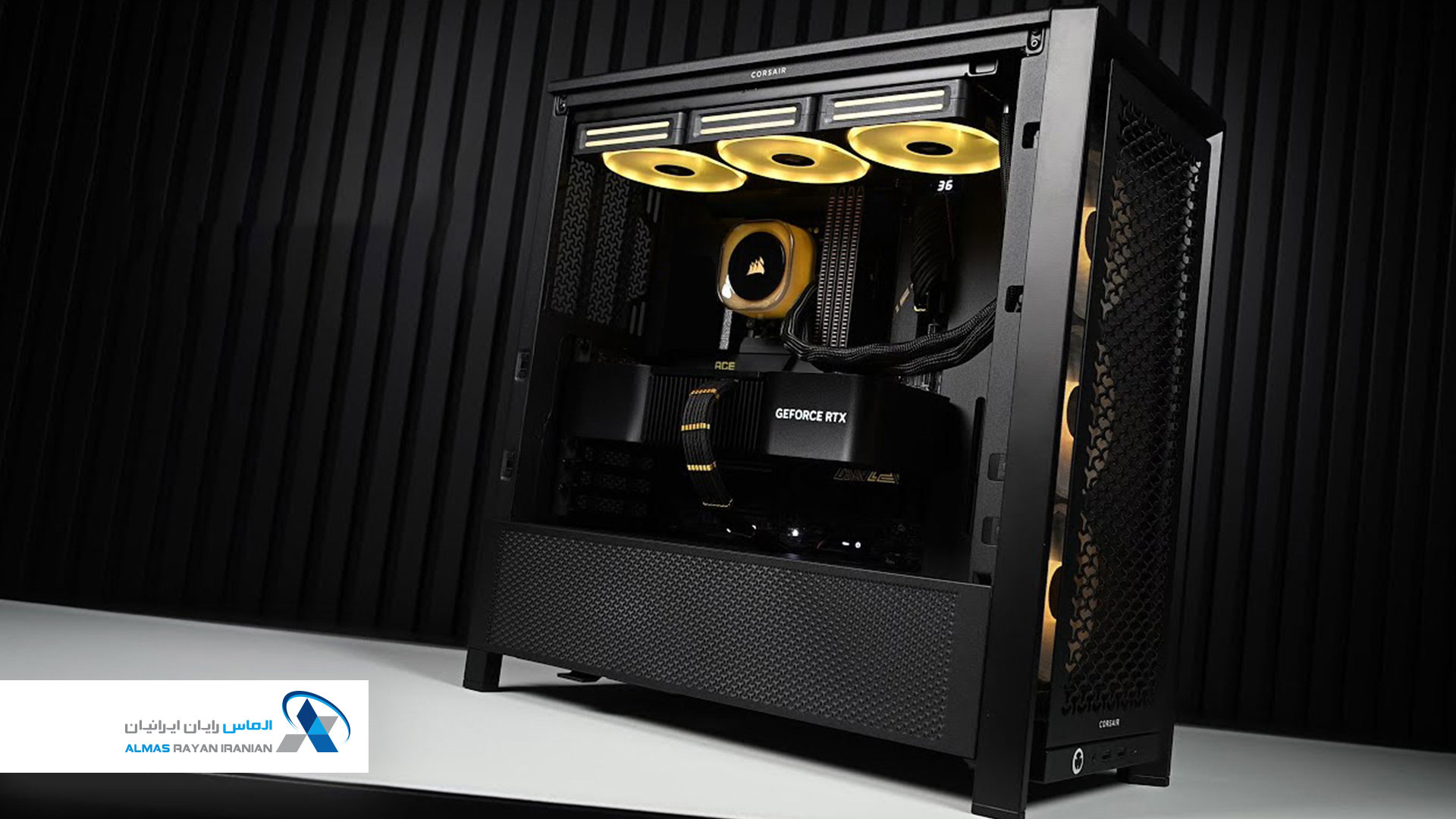 کیس گیمینگ کورسیر Corsair-FRAME-4000D-Modular