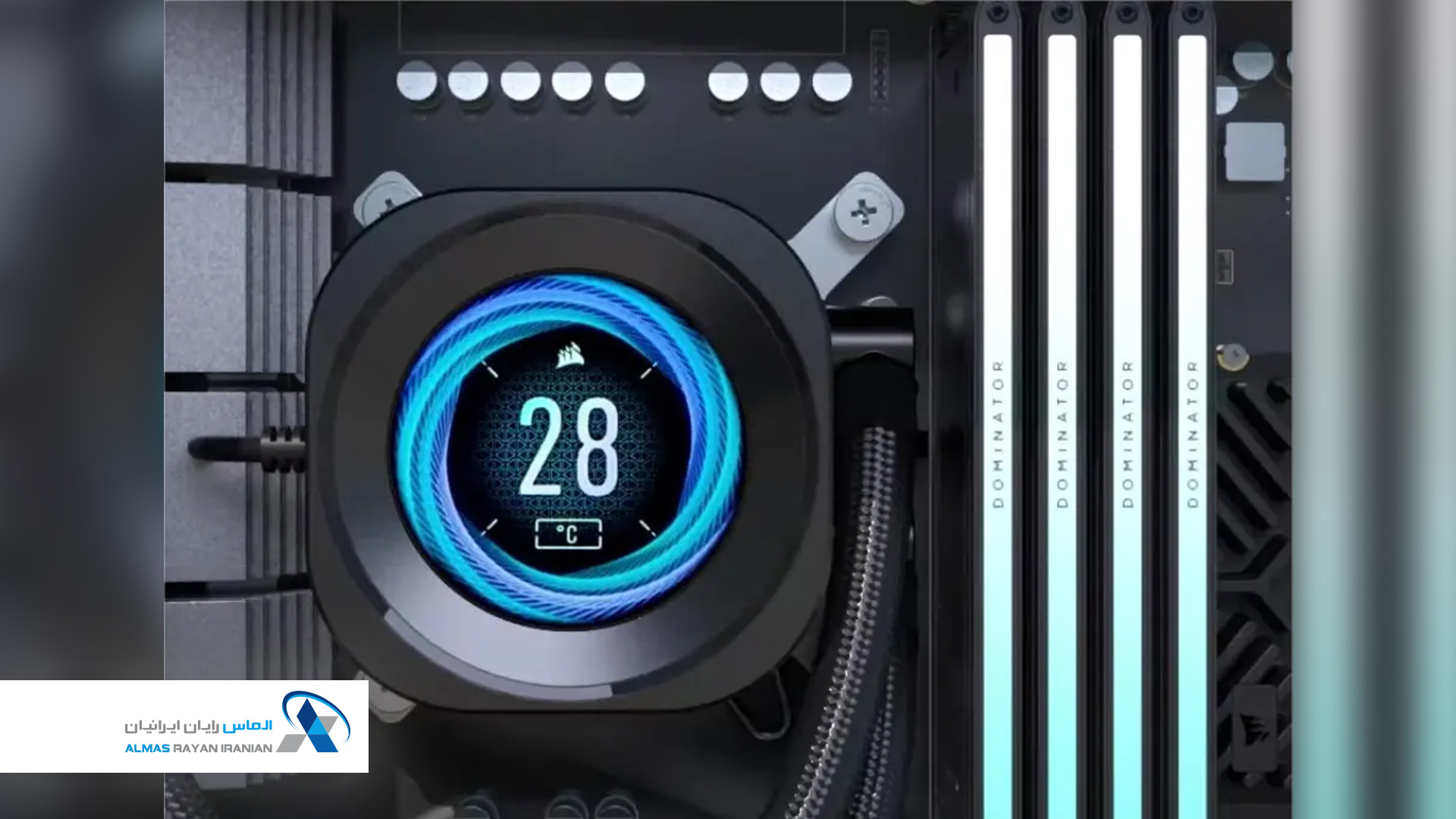 خنک‌کننده Corsair-NAUTILUS-RS-LCD