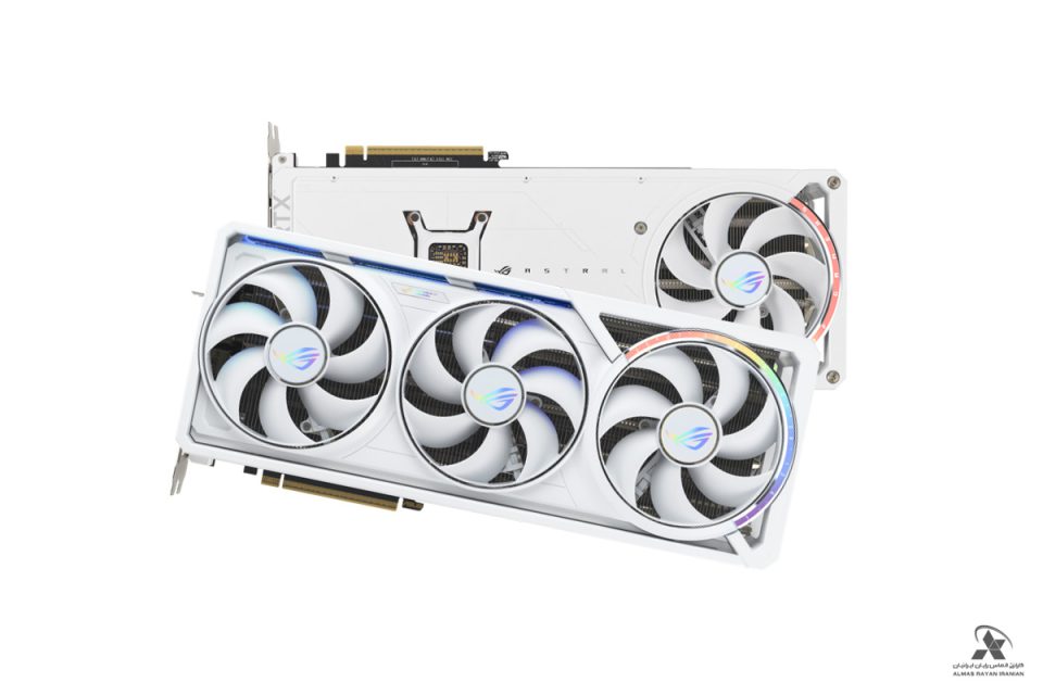 کارت گرافیک ایسوس ROG-Astral-GeForce-RTX-5080-16GB-GDDR7-WHITE-Edition