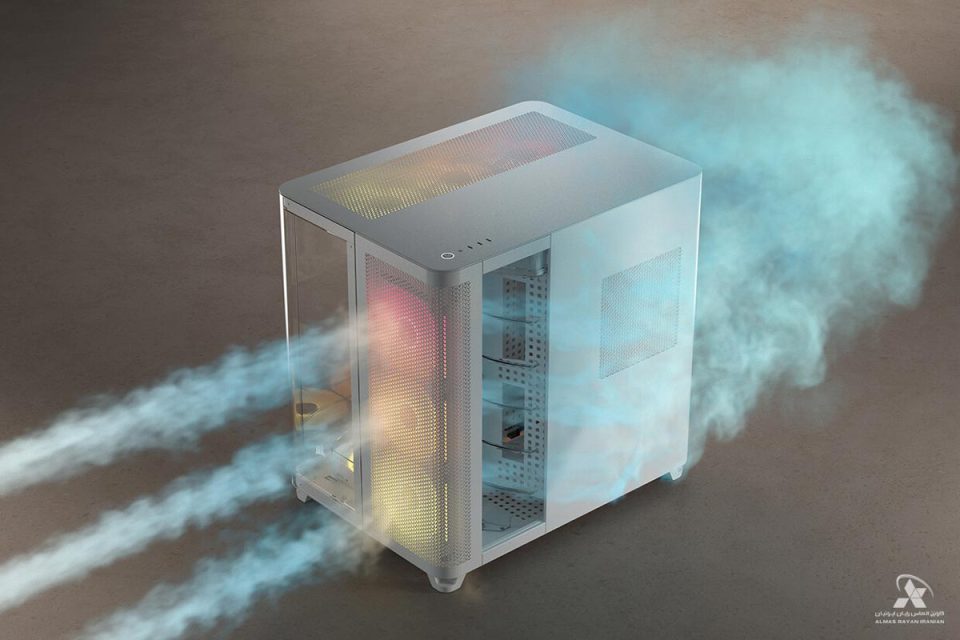کیس گیمینگ کورسیر Corsair AIR 5400 Triple-Chamber Mid Tower Case