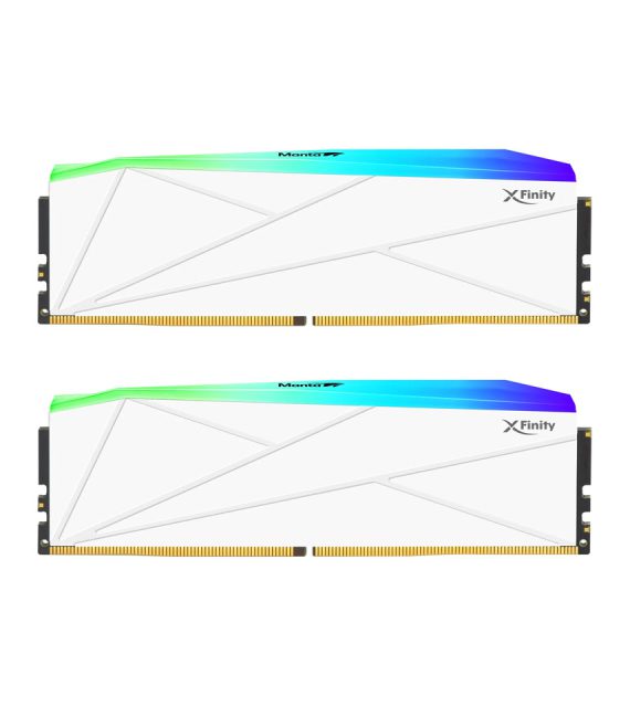 رم دسکتاپ DDR5 دو کاناله 6000 مگاهرتز CL30 وی‌کالر مدل Manta XFinity RGB ظرفیت 32 گیگابایت