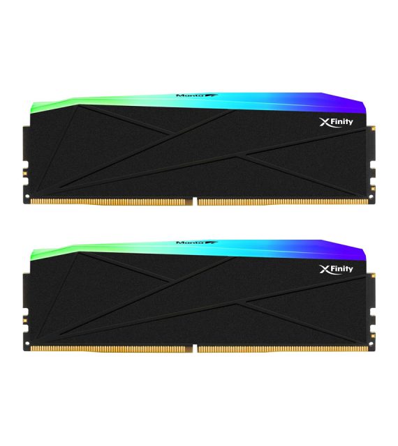 رم دسکتاپ DDR5 دو کاناله 5600 مگاهرتز CL36 وی‌کالر مدل Manta XFinity RGB ظرفیت 64 گیگابایت
