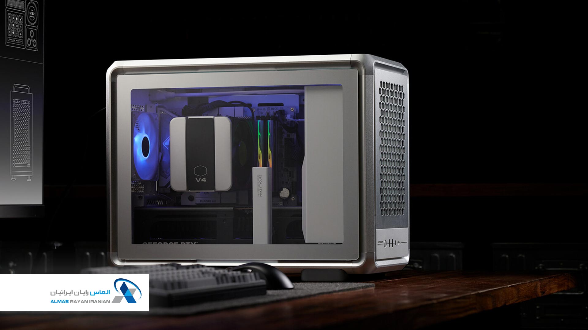کیس کولرمستر کیس کولرمستر Cooler Master MasterFrame 400 Mesh