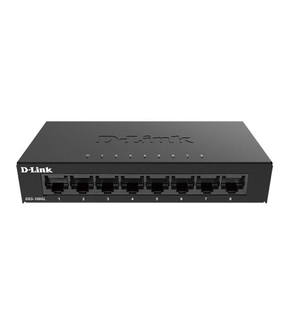 سوئیچ 8 پورت دی‌لینک مدل DGS-108GL