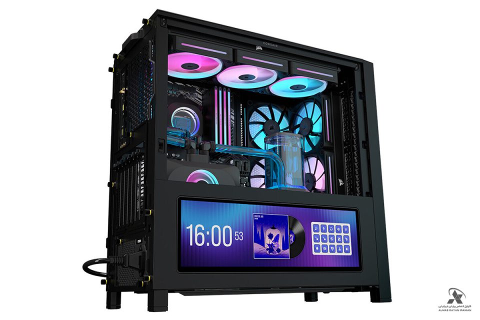 Raayan Frame کیس گیمینگ کورسیر FRAME 4000D LCD RS ARGB - Almas Rayan Iranian