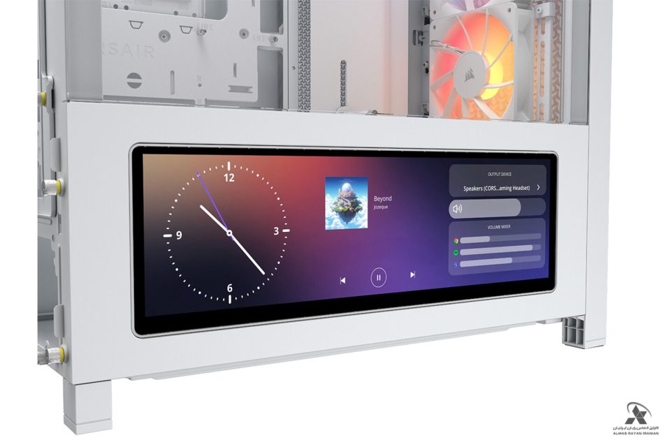 Rayan Frame کیس گیمینگ کورسیر FRAME 4000D LCD RS ARGB - Almas Rayan Iranian