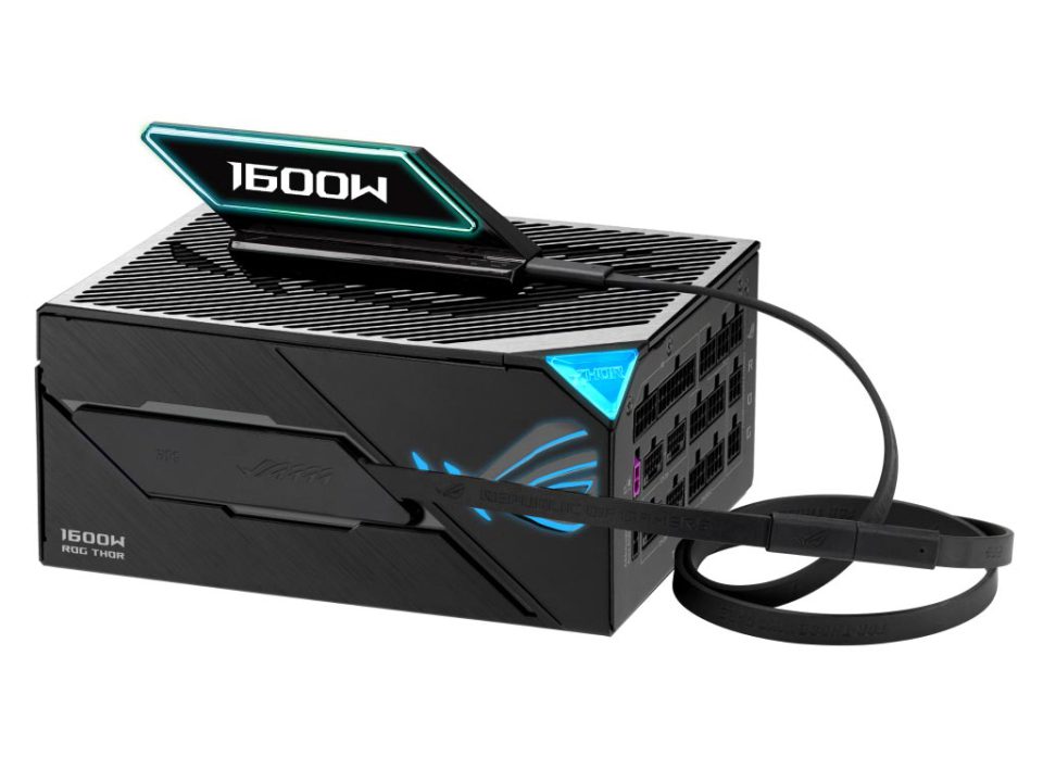 ASUS Launches 1600W T3 ROG Thor PSU
